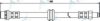 APEC braking HOS3057 Brake Hose